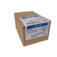 Stokeinden M5 x 40 gegalvaniseerd - 100 stuks