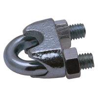 Staaldraadklem 6.5mm gegalvaniseerd - per stuk