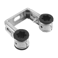 Bonfix dubbele radiatorbeugel met EPDM 1/2inch x 22mm