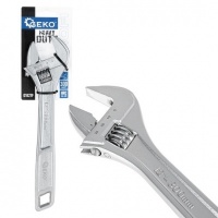 GEKO Adjustable Wrench 300 mm – 0-40 mm – CrV Steel – Ergonomic