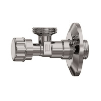 Anco hoekstopkraan 1/2inch x 3/4inch met rozet en ronde handgreep