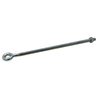 Draadspanners met moer M10x225 ijzer gegalvaniseerd