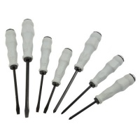 GEKO 7-delige schroevendraaierset – CrV-staal | Platte en Kruiskop schroevendraaiers