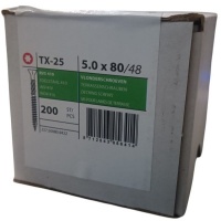 Vlonderschroeven RVS 410 5.0 x 80 - 200 stuks