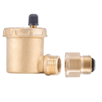 EnergyBy automatische ontluchter 3/8inch met zijaansluiting en afsluitklep/serviceklep