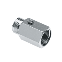 BONFIX messing verchroomd draadfitting minikogelkraan met schroevendraaier bediening 3/4inch RRp