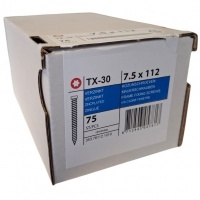 Kozijnschroeven cilinderkop 7.5 x 122 - 75 stuks