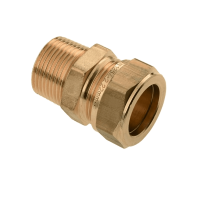 BONFIX brass compression fitting male adapter 1/4inch x 8mm FR