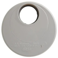 Martens PVC 40mm x 110mm verloopring inwendig grijs