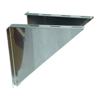 SKS 100 – stainless steel supporting console for diameter Ø130-190mm