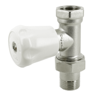 BONFIX radiatorkraan recht met koppeling 1/2inch