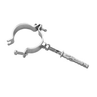 Steelpres PraktiKO 355 bevestigingsbeugel 31-35mm incl. stokschroef en pluggen