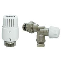 BONFIX radiatorventiel haaks verkeerd 15mm x 1/2inch