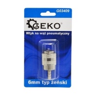 GEKO Compressed air quick coupling 6mm External Thread – Brass