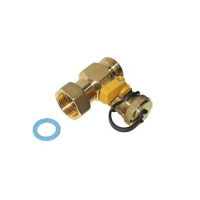 EnergyBy solar vul- en aftapkraan met 3/4inch moer en 3/4inch buitendraad