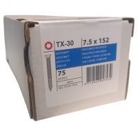 Kozijnschroeven platkop 7.5 x 152 - 75 stuks