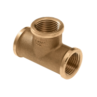 BONFIX messing draadfitting T-stuk binnendraad 1/8inch RpRpRp