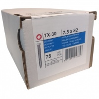 Kozijnschroeven cilinderkop 7.5 x 82 - 75 stuks