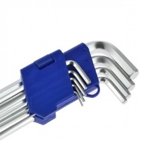 9-piece long hex key set – hex keys for professionals and DIY enthusiasts