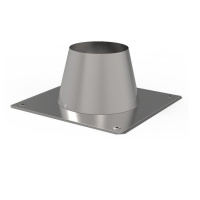 SKS 100 - dakdoorvoer platdak / dakplaat 0 - 20 graden