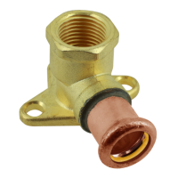 BONFIX press RK gas muurplaat 3/4inch x 22mm FRp