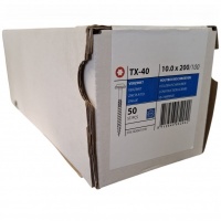 Tellerkopschroeven 10.0 x 200 deeldraad - 50 stuks