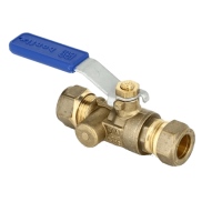 BONFIX messing knel kogelkraan zonder aftap 12mm FF