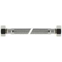 BONFIX RVS aansluitleiding flexibele slang 150cm 3/4inch x 3/8inch binnnendraad