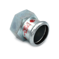 Steelpres carbon steel M 22mm x 3/4inch press fitting female adapter