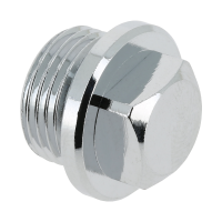 BONFIX messing verchroomd draadfitting plug met vierkant 3/8inch R