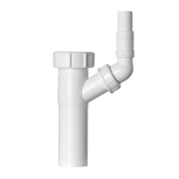 Martens PP 1 1/2inch x 40mm wasmachine afvoer T-stuk wit