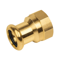 BONFIX press fitting red copper female adapter 28mm x 3/4inch FRp