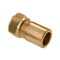 BONFIX messing knelfitting renovatiekoppeling verloop 15mm x 22mm MF
