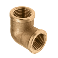 BONFIX messing draadfitting bocht 90 graden 1/4inch RpRp