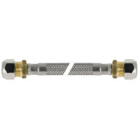 BONFIX RVS flexibele aansluitleiding 35cm 15mm x 15mm knel