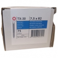 Frame fixing screws flat head 7.5 x 82 -75 pcs