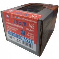 Silvermate chipboard screws 6.0 x 70 partial thread - 100 pcs