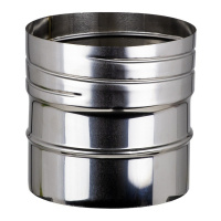 Flexibel rookkanaal Ø80 - verbindingsstuk mannelijk