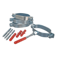 Solar bevestigingsbeugels DN16 incl. stokschroef en pluggen