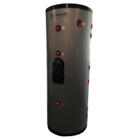 EnergyBy - tapwaterboiler met 2 warmtewisselaars – 200 liter incl. 2500w elektrisch element