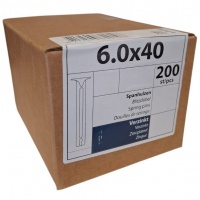 Spanhulzen 6.0 x 40 - 200 stuks