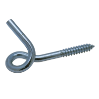Curl hook wood thread 20 x 160 galvanized - 10 pcs