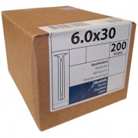 Spanhulzen 6.0 x 30 - 200 stuks