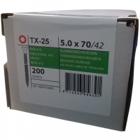 Vlonderschroeven RVS 410 5.0 x 70 - 200 stuks