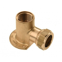 BONFIX messing knelfitting muurplaat 1/2inch x 15mm FRp