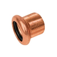 BONFIX press fitting red copper stop end 12mm F