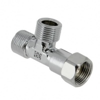 BONFIX messing vertind draadfitting T-stuk wartel 3/8inch RRRp