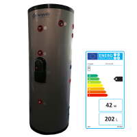 EnergyBy - tapwaterboiler met 2 warmtewisselaars – 200 liter