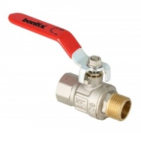 BONFIX messing draadfitting kogelkraan 1 1/2inch RRp