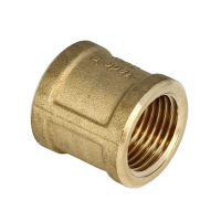 BONFIX messing draadfitting sok 1/4inch RpRp